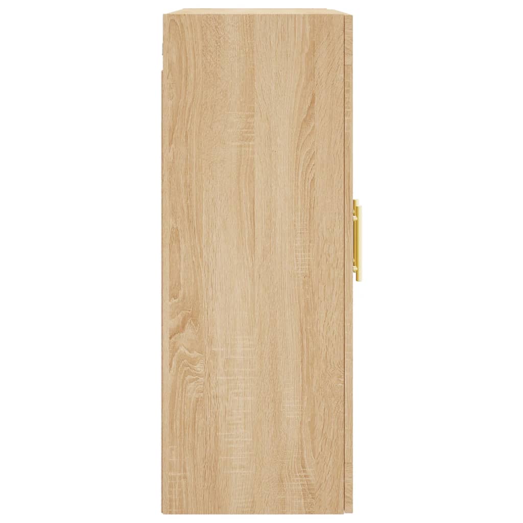 Wall-mounted cabinets, 2 pcs., oak, wood