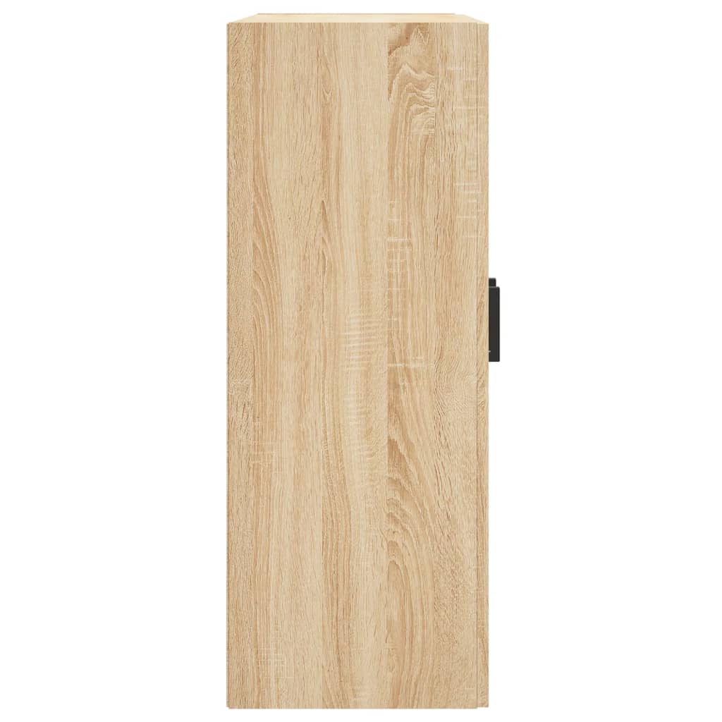 Wall-mounted cabinets, 2 pcs., oak, wood