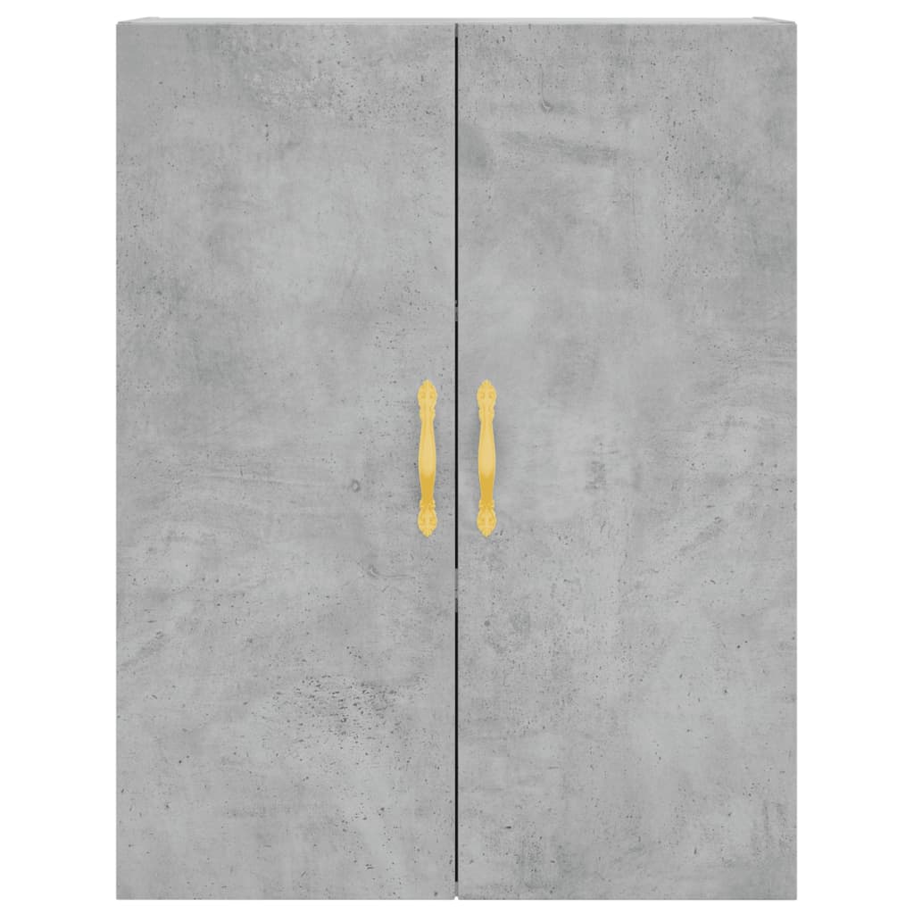 Komoda, betono pilkos spalvos, 69,5x34x180cm, apdirbta mediena