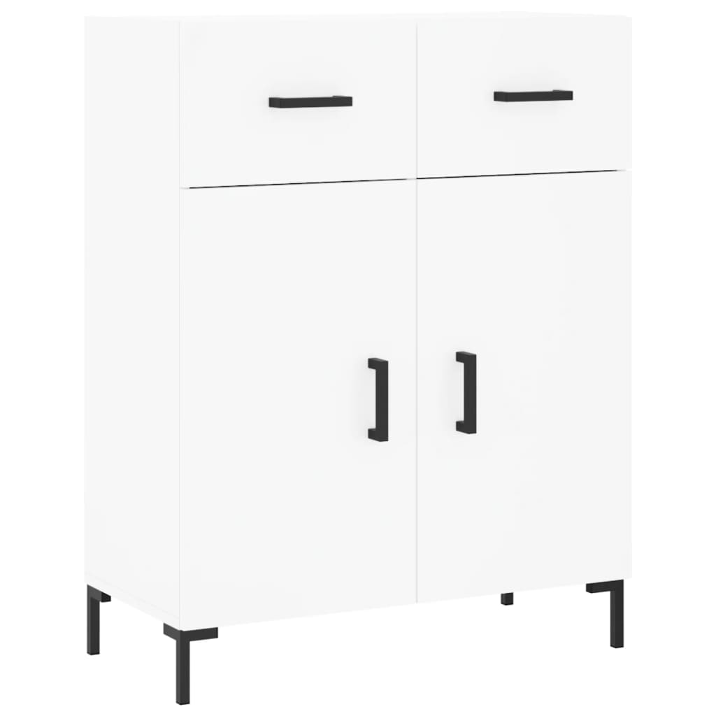 Kumode, balta, 69,5x34x180cm, apstrādāta koksne