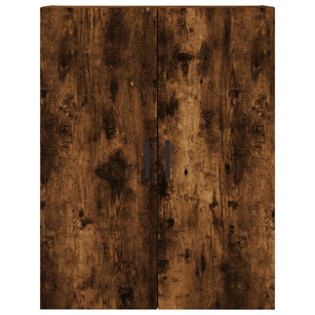 Kumode, dūmu ozola krāsa, 69,5x34x180cm, apstrādāta koksne