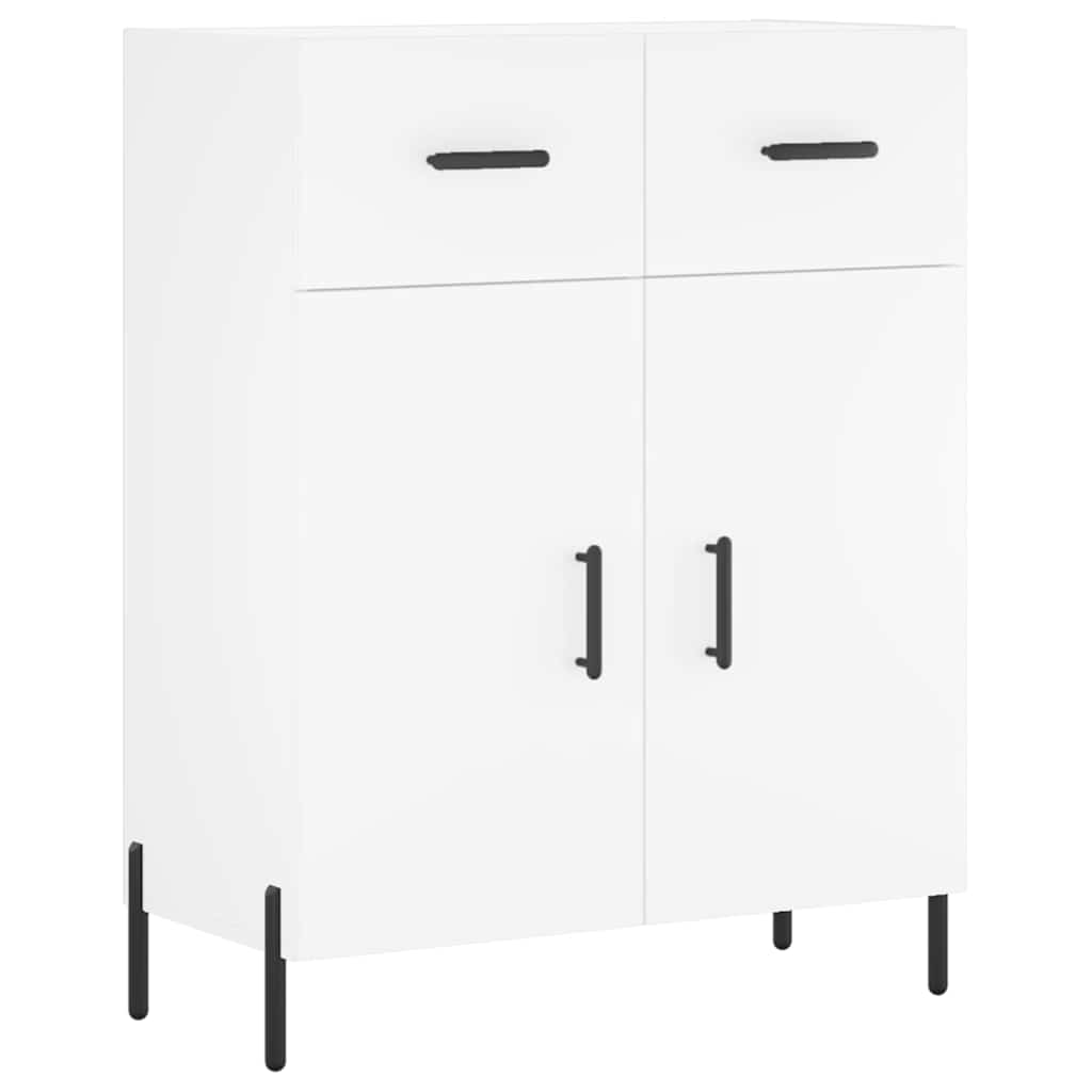 Kumode, balta, 69,5x34x180cm, apstrādāta koksne