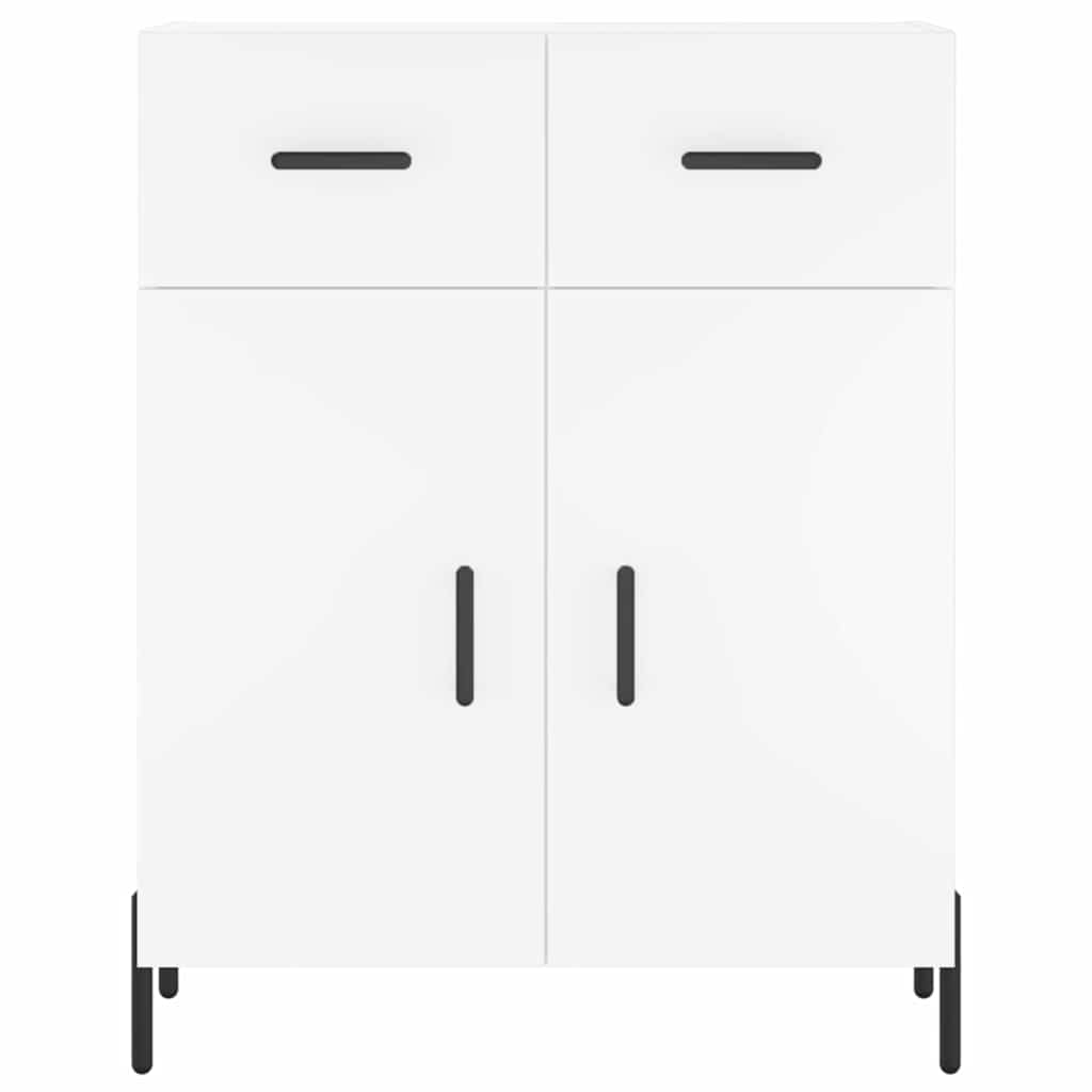 Kumode, balta, 69,5x34x180cm, apstrādāta koksne