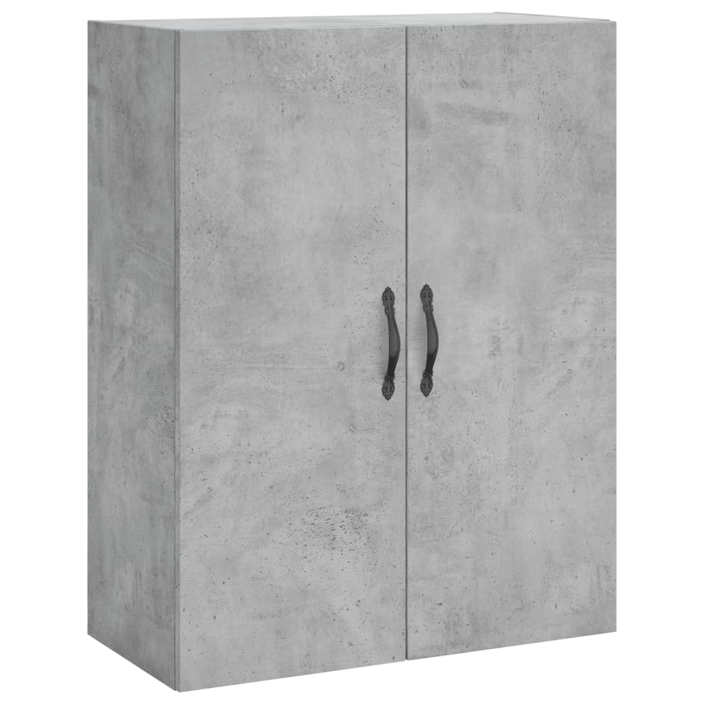 Chest of drawers, concrete grey, 69.5x34x180cm, engineered wood