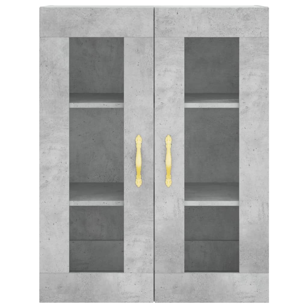 Komoda, betono pilkos spalvos, 69,5x34x180cm, apdirbta mediena