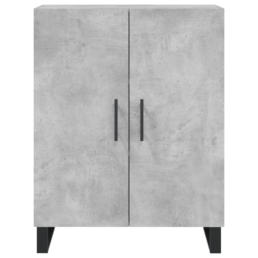 Komoda, betono pilkos spalvos, 69,5x34x180cm, apdirbta mediena
