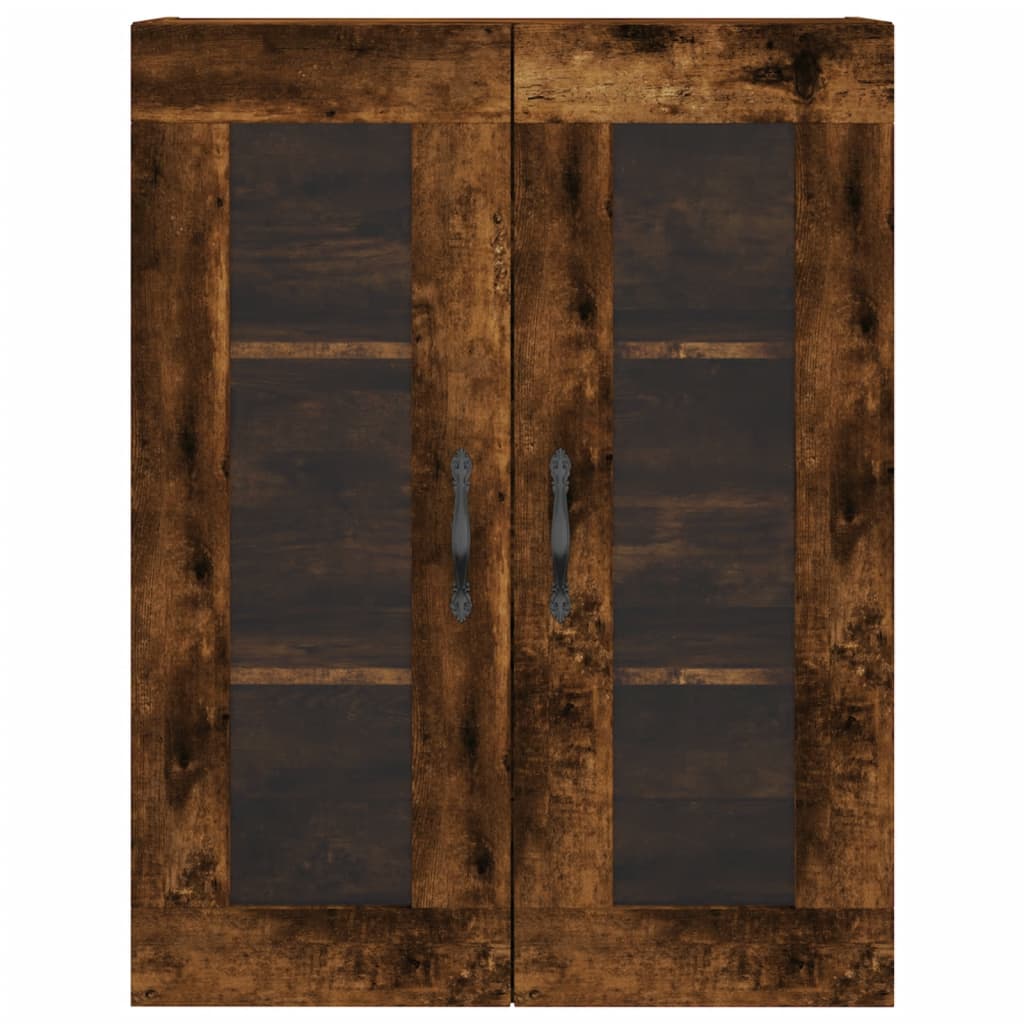 Komoda, dūminio ąžuolo spalvos, 69,5x34x180cm, apdirbta mediena