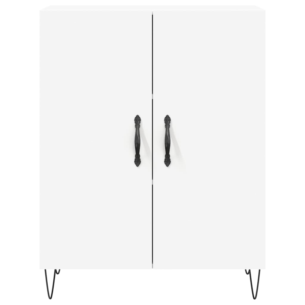Kumode, balta, 69,5x34x180cm, apstrādāta koksne