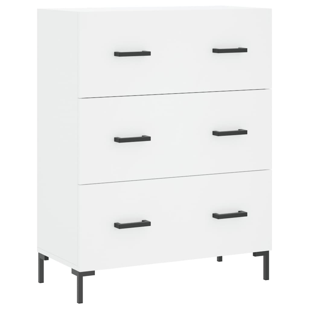 Kumode, balta, 69,5x34x180cm, apstrādāta koksne