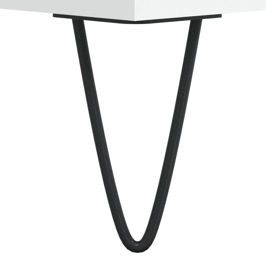 Kumode, balta, 69,5x34x180cm, apstrādāta koksne