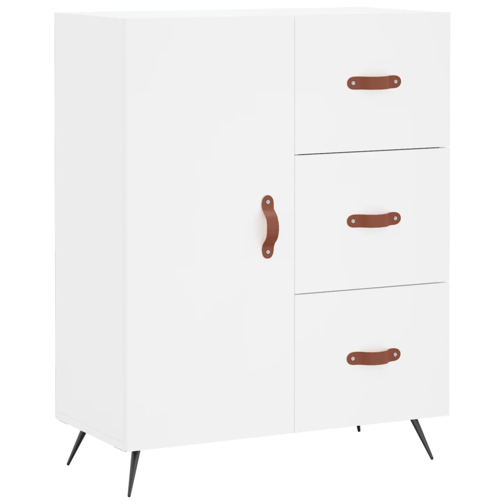 Kumode, balta, 69,5x34x180cm, apstrādāta koksne