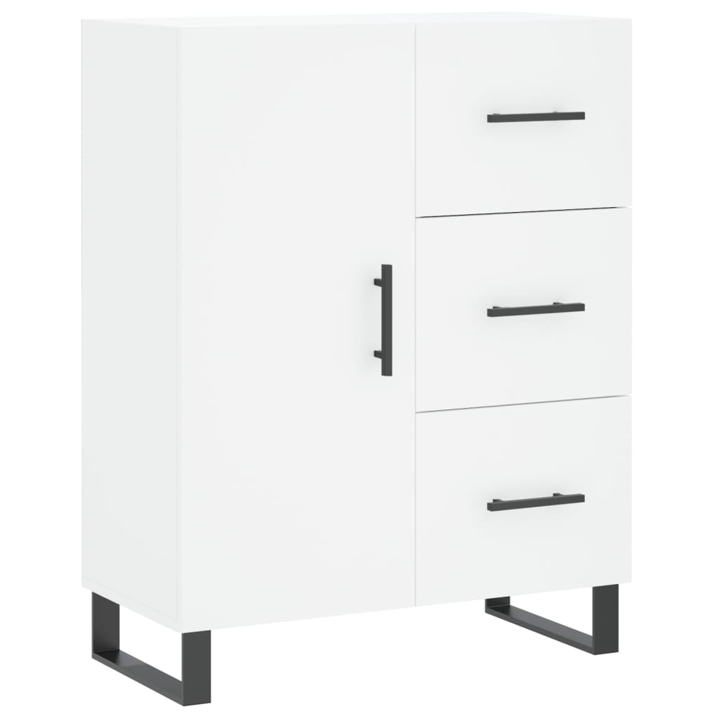Kumode, balta, 69,5x34x180cm, apstrādāta koksne