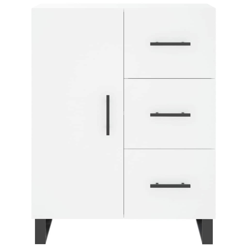 Kumode, balta, 69,5x34x180cm, apstrādāta koksne