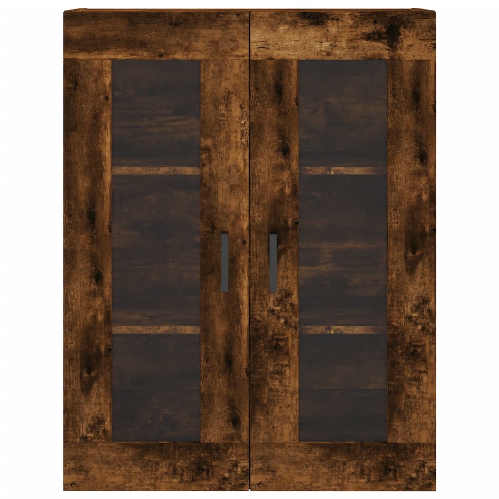 Kumode, dūmu ozola krāsa, 69,5x34x180cm, apstrādāta koksne