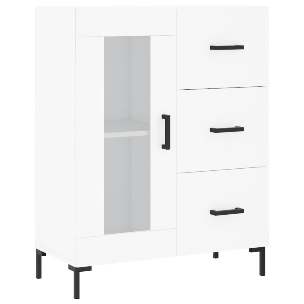 Kumode, balta, 69,5x34x180cm, apstrādāta koksne