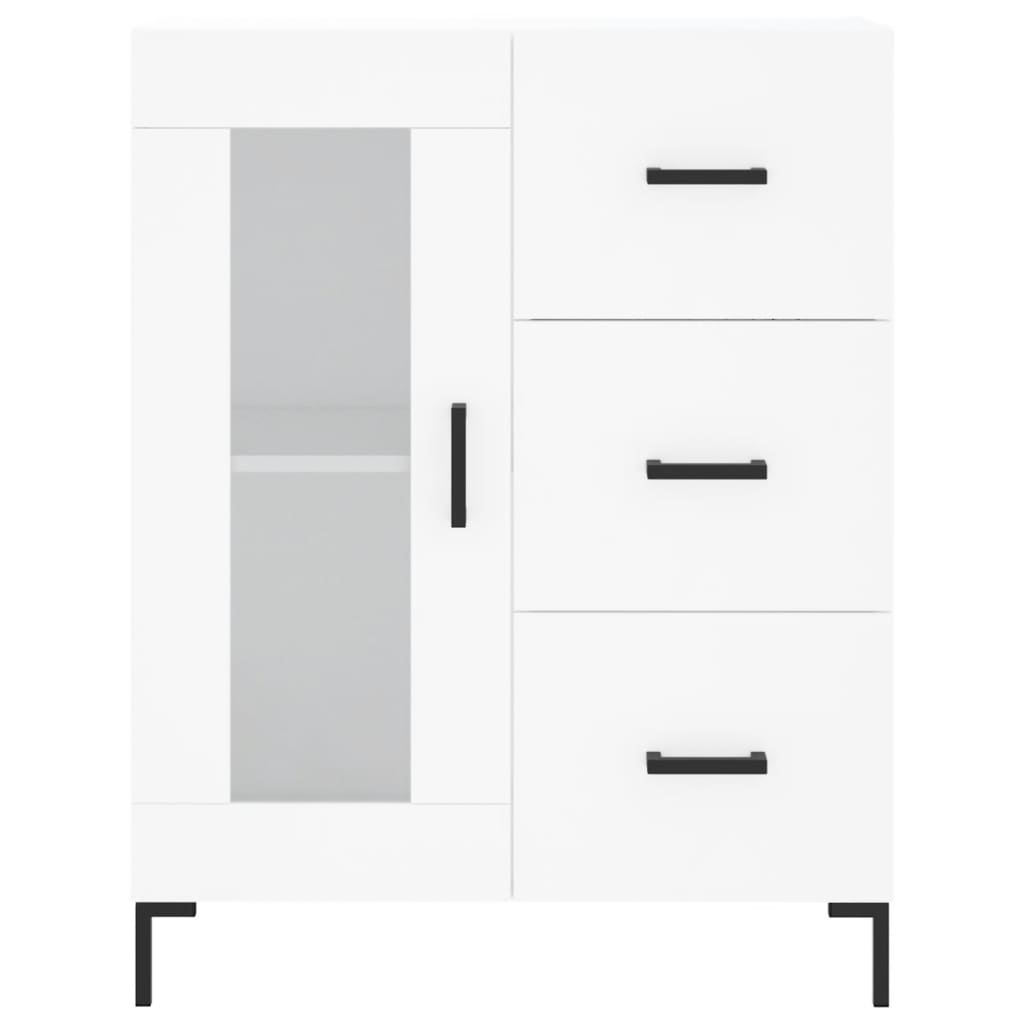 Kumode, balta, 69,5x34x180cm, apstrādāta koksne