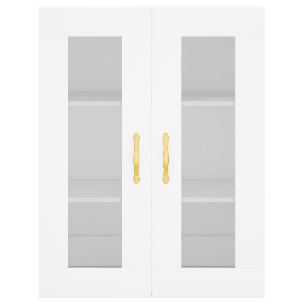 Chest of drawers, white, 69.5x34x180cm, engineered wood