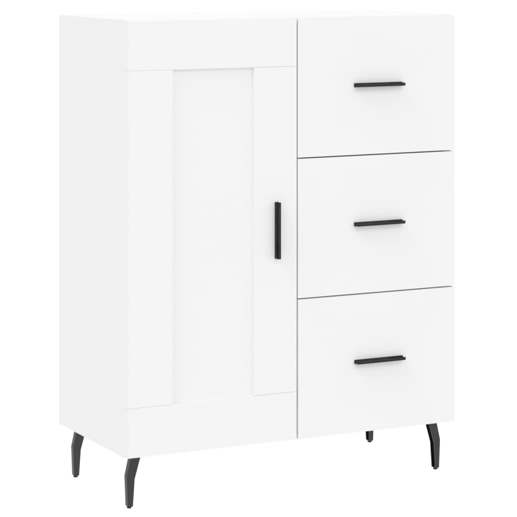 Kumode, balta, 69,5x34x180cm, apstrādāta koksne