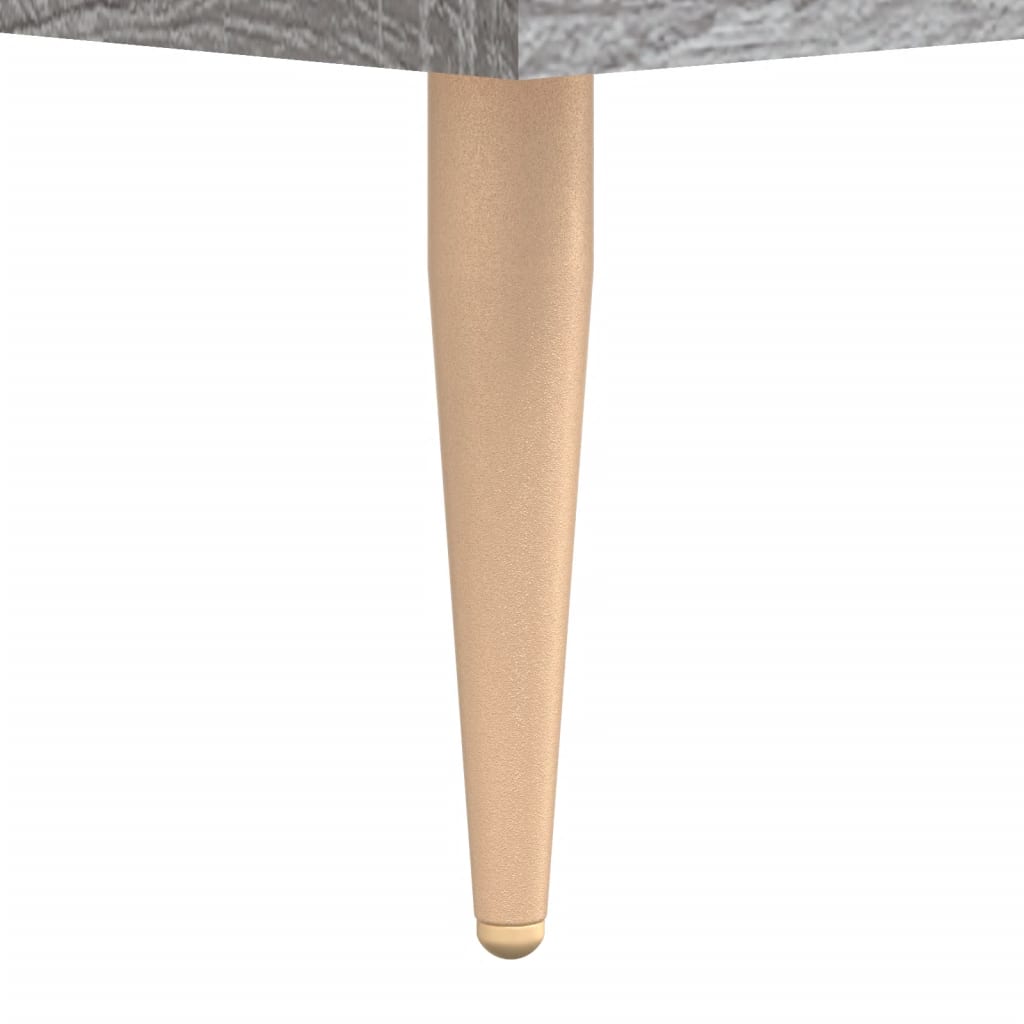Chest of drawers, grey oak, 69.5x34x180cm, engineered wood
