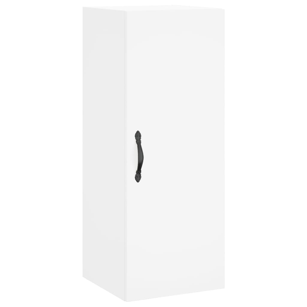 Chest of drawers, white, 34.5x34x180cm, engineered wood