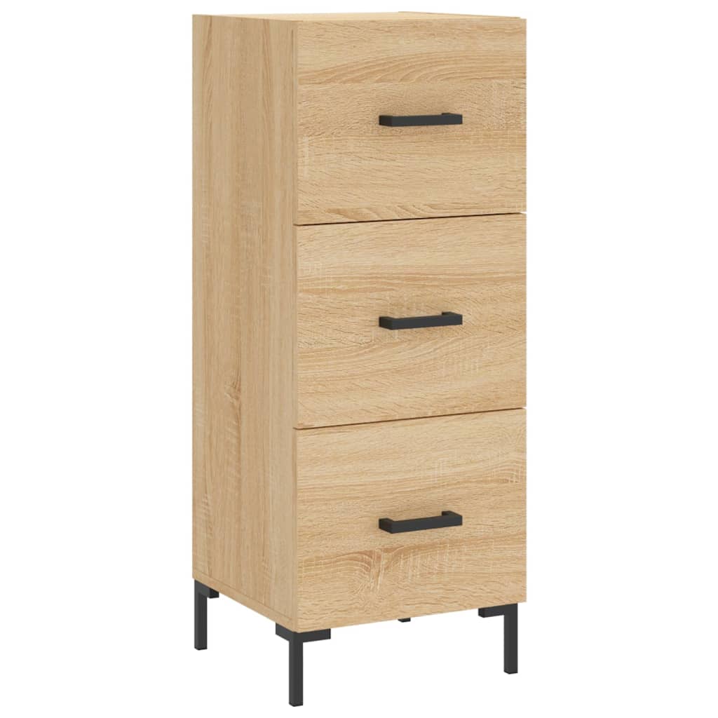 Chest of drawers, Sonoma oak, 34.5x34x180cm, engineered wood