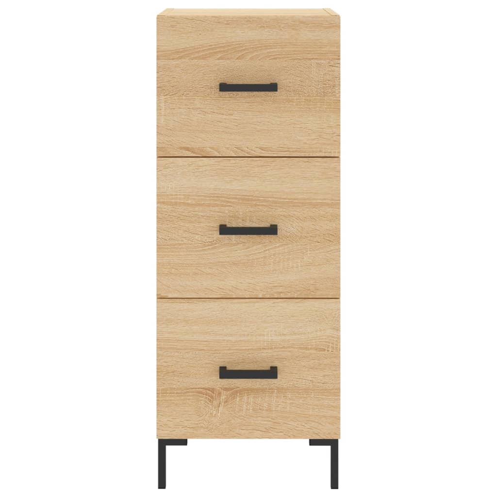 Chest of drawers, Sonoma oak, 34.5x34x180cm, engineered wood