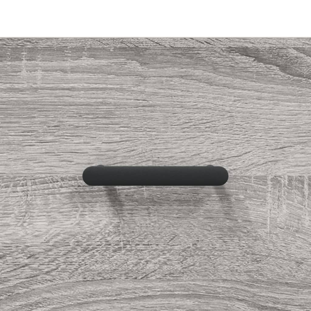 Chest of drawers, grey oak, 34.5x34x180cm, engineered wood