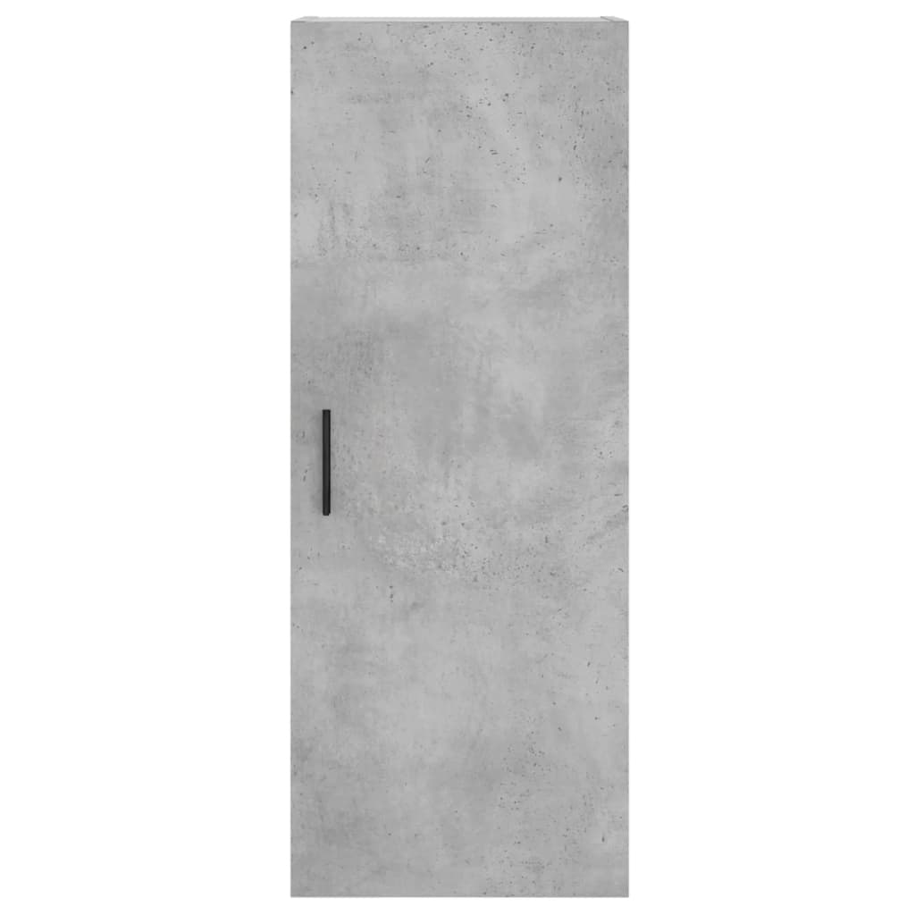Chest of drawers, concrete grey, 34.5x34x180cm, engineered wood