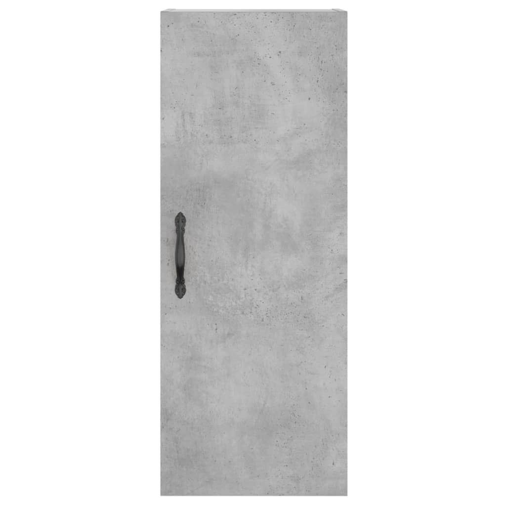 Chest of drawers, concrete grey, 34.5x34x180cm, engineered wood