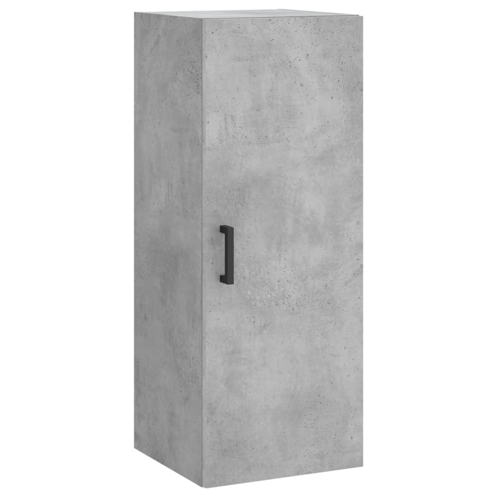 Chest of drawers, concrete grey, 34.5x34x180cm, engineered wood