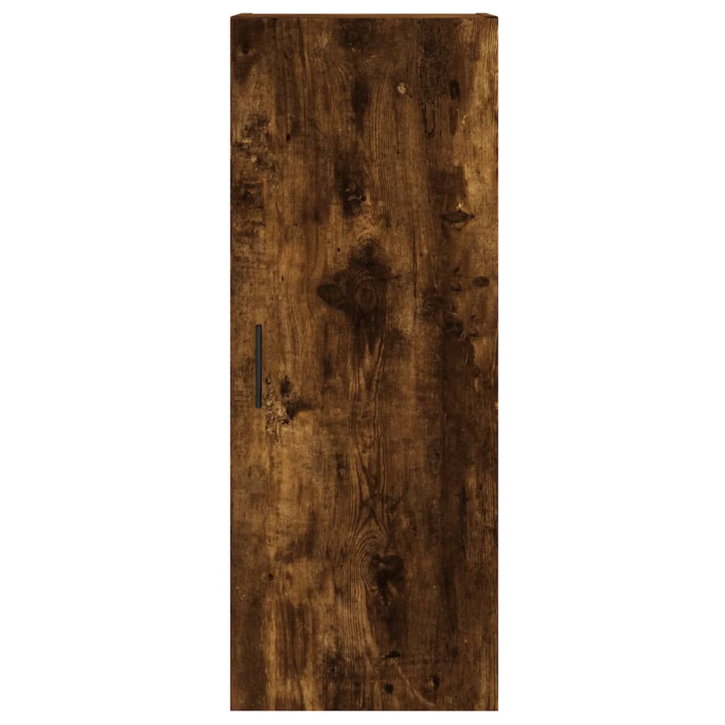Kumode, dūmu ozola krāsā, 34,5x34x180cm, apstrādāta koksne