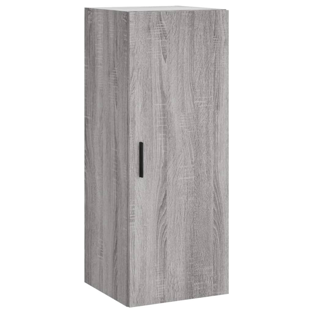 Kumode, pelēka ozolkoka krāsa, 34,5x34x180cm, apstrādāta koksne