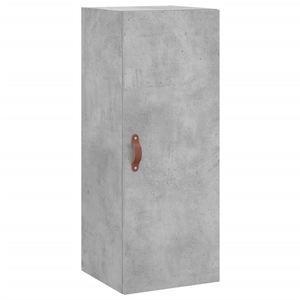 Chest of drawers, concrete grey, 34.5x34x180cm, engineered wood