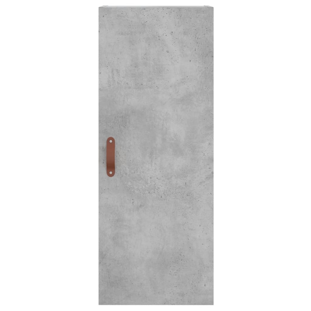 Chest of drawers, concrete grey, 34.5x34x180cm, engineered wood