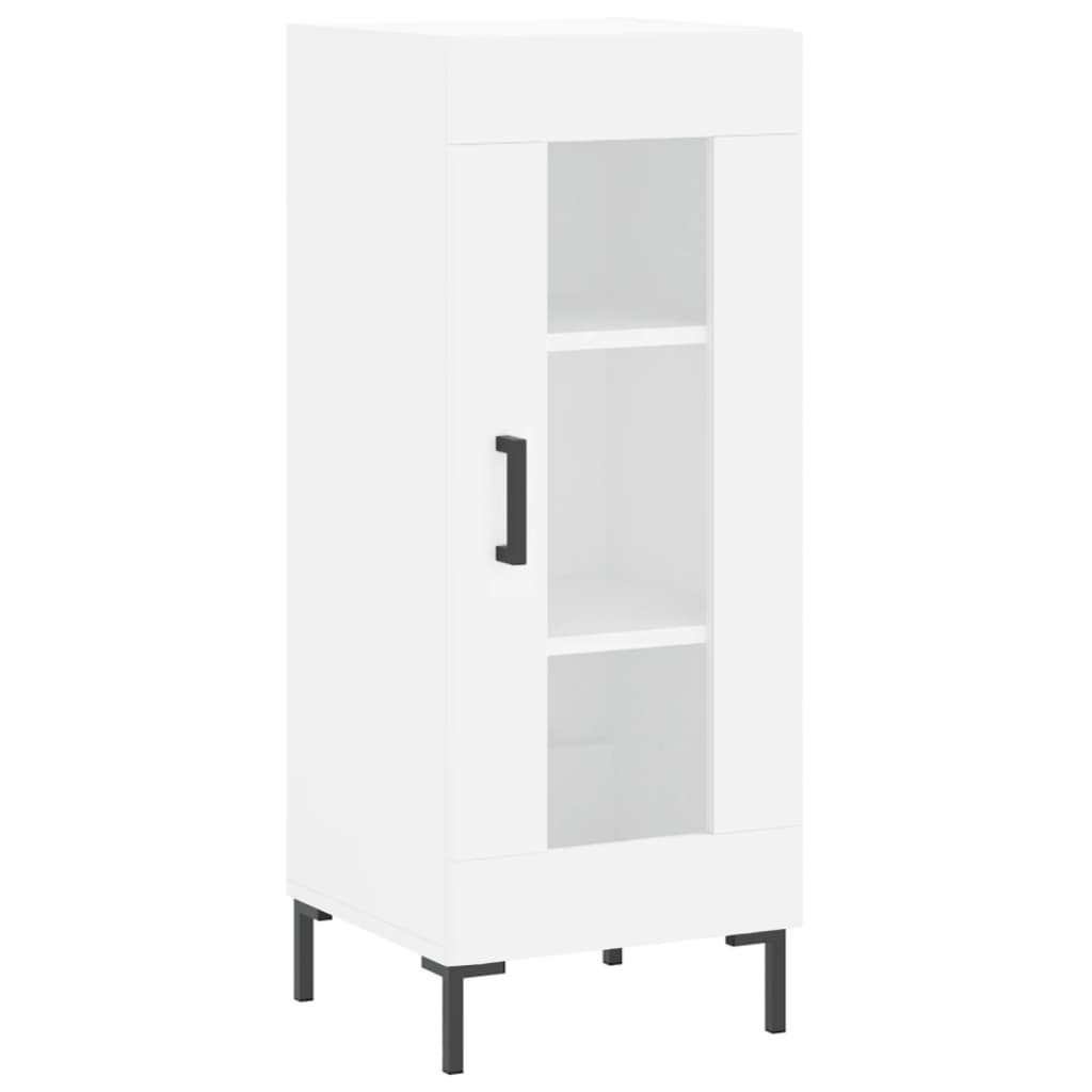 Chest of drawers, white, 34.5x34x180cm, engineered wood