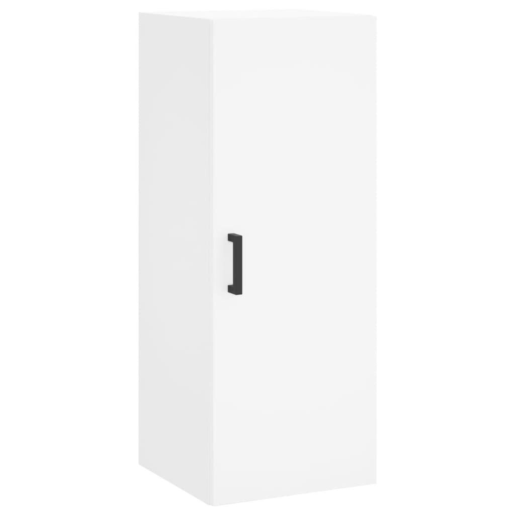 Chest of drawers, white, 34.5x34x180cm, engineered wood