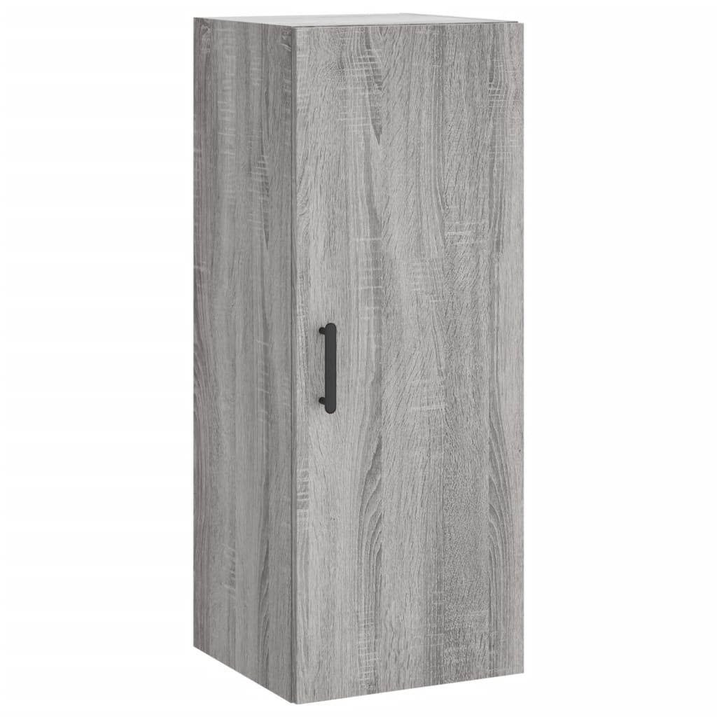 Chest of drawers, grey oak, 34.5x34x180cm, engineered wood