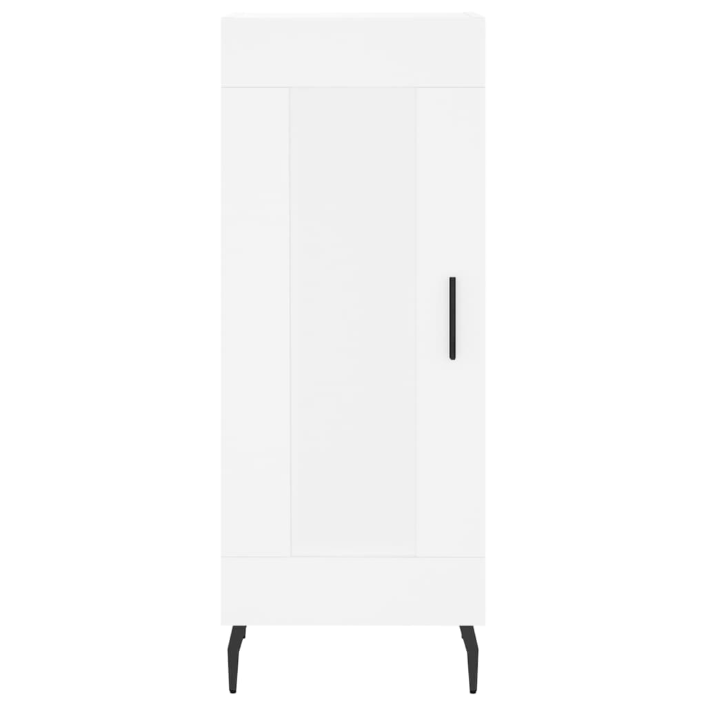 Chest of drawers, white, 34.5x34x180cm, engineered wood