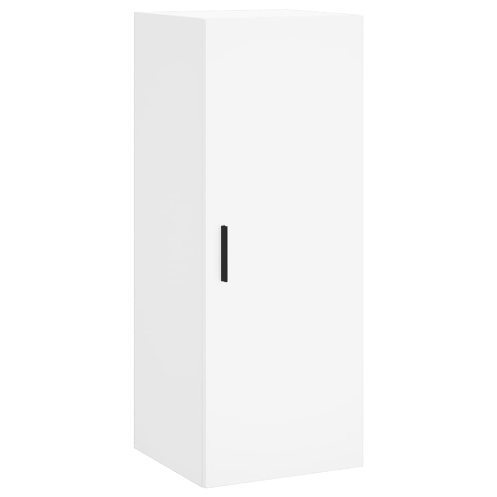 Chest of drawers, white, 34.5x34x180cm, engineered wood