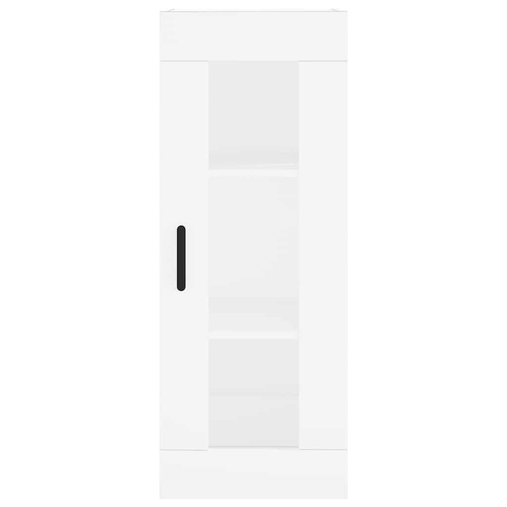 Komoda, baltos spalvos, 34,5x34x180cm, apdirbta mediena