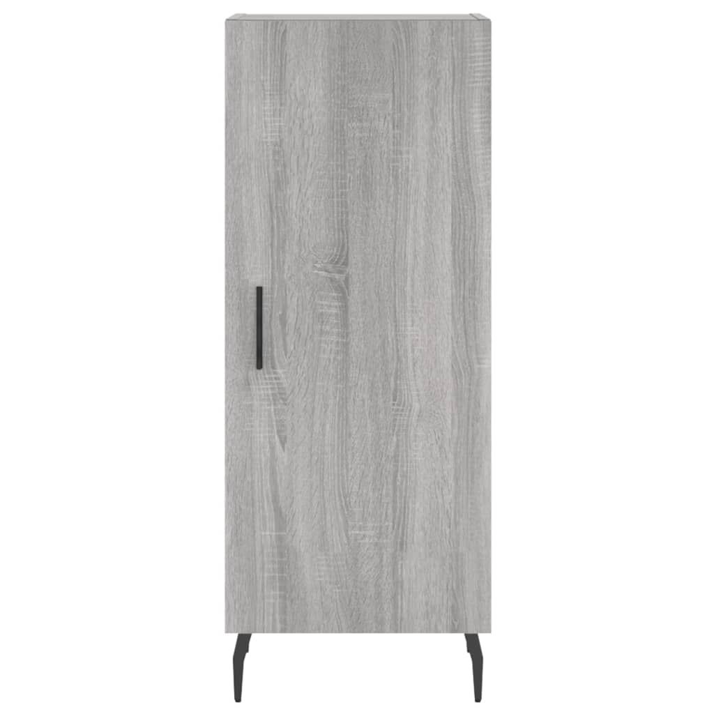 Kumode, pelēka ozolkoka krāsa, 34,5x34x180cm, apstrādāta koksne