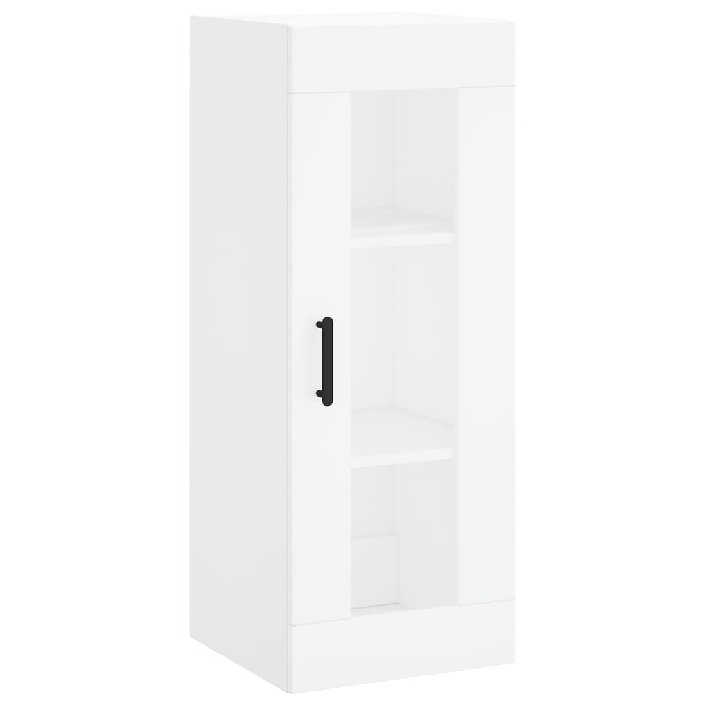 Chest of drawers, white, 34.5x34x180cm, engineered wood