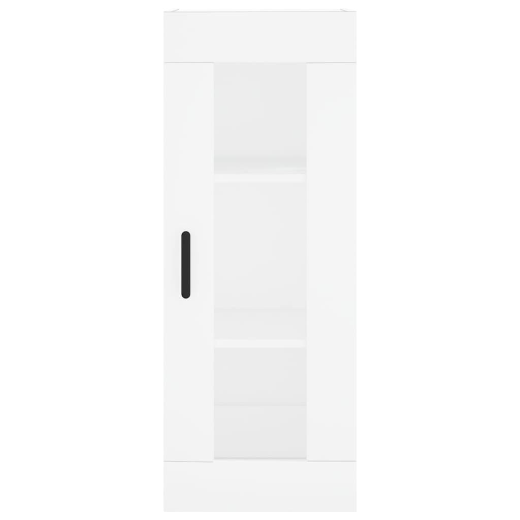 Chest of drawers, white, 34.5x34x180cm, engineered wood