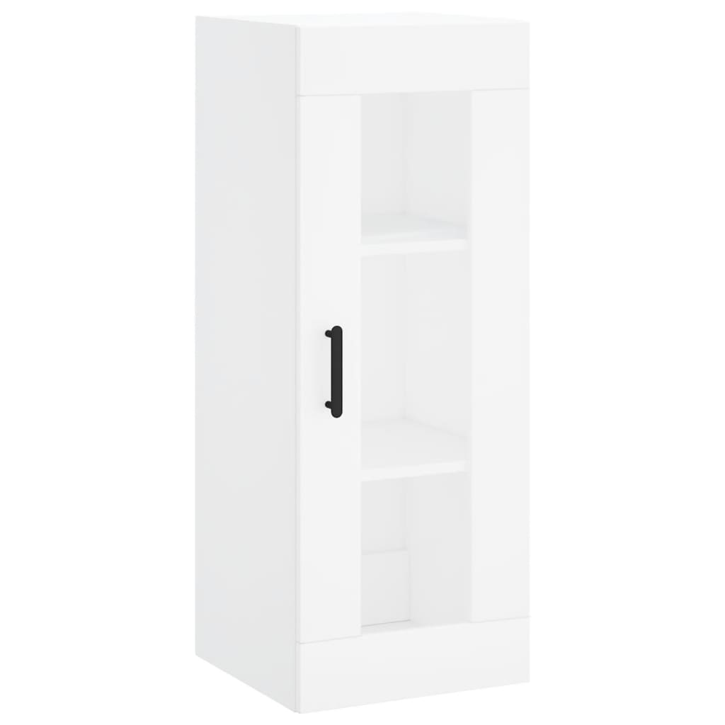 Chest of drawers, white, 34.5x34x180cm, engineered wood