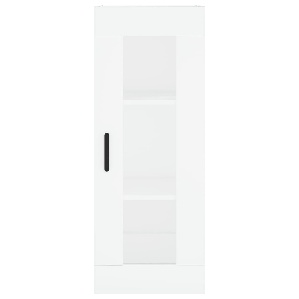 Chest of drawers, white, 34.5x34x180cm, engineered wood