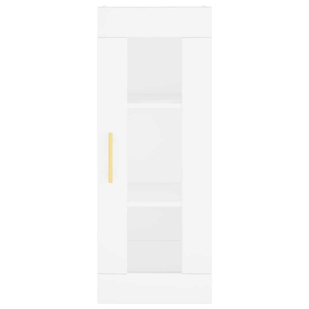 Komoda, baltos spalvos, 34,5x34x180cm, apdirbta mediena
