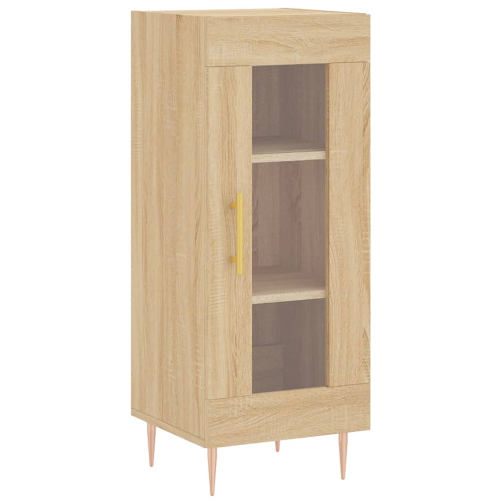 Chest of drawers, Sonoma oak, 34.5x34x180cm, engineered wood