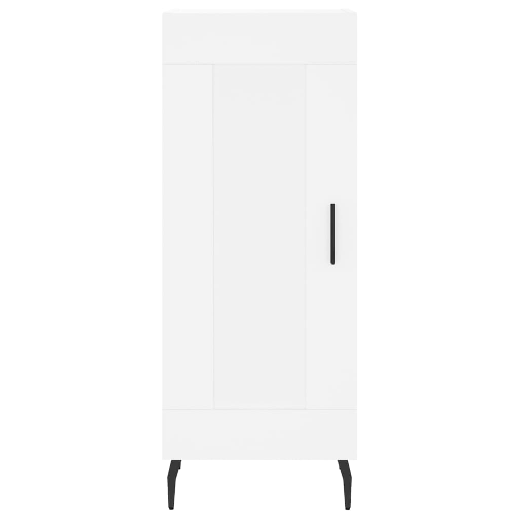 Kumode, balta, 34,5x34x180cm, apstrādāta koksne