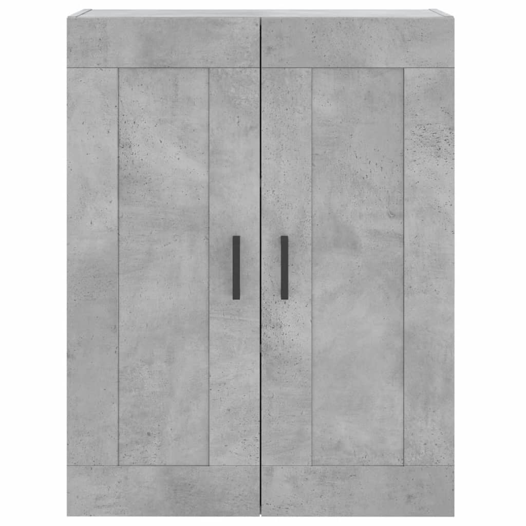 Komoda, betono pilkos spalvos, 69,5x34x180cm, apdirbta mediena