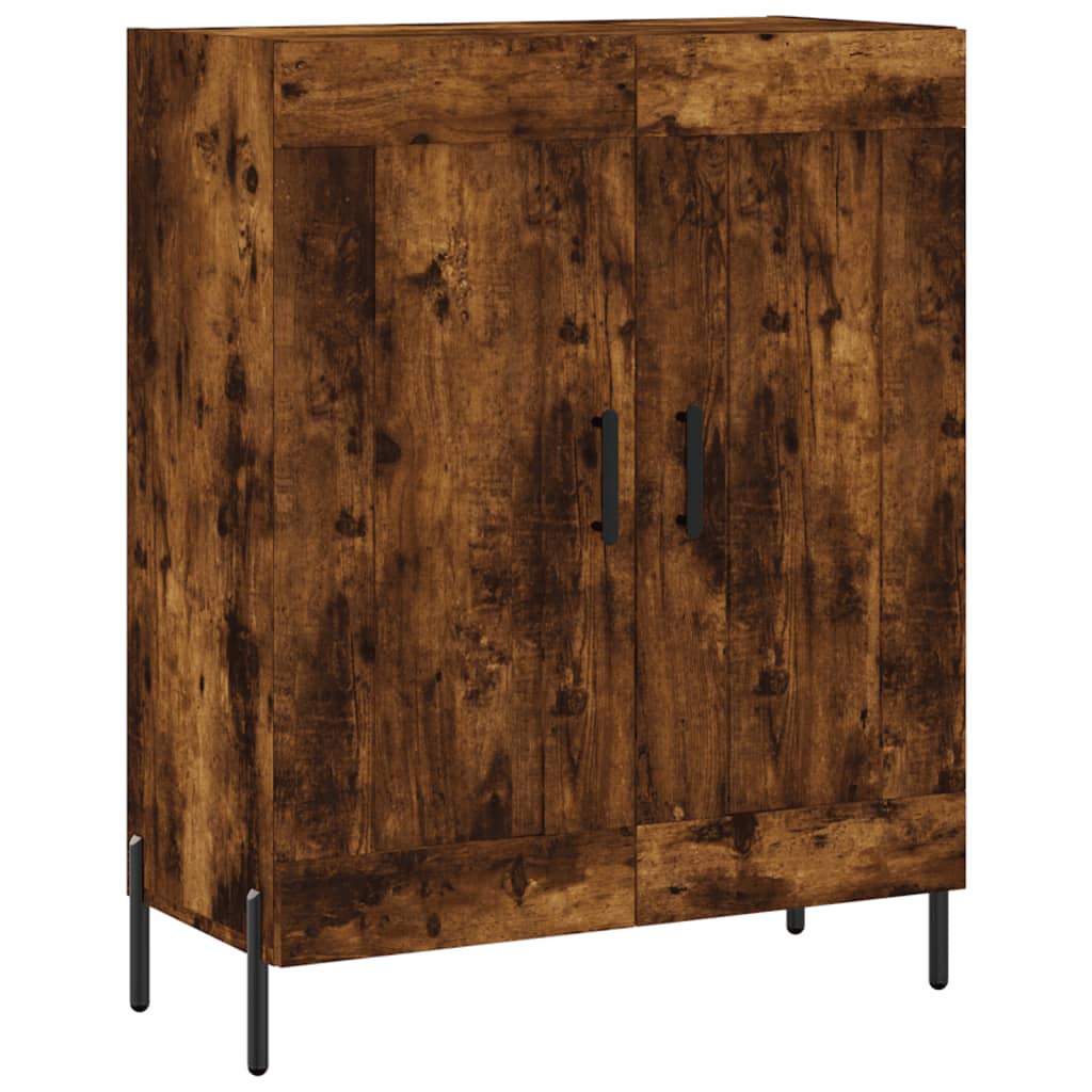 Komoda, dūminio ąžuolo spalvos, 69,5x34x180cm, apdirbta mediena